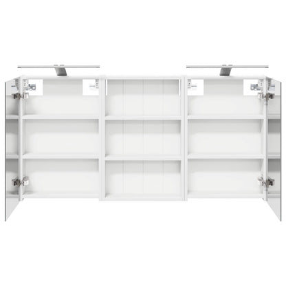 Badezimmerschrank-Set 3 stk. 120 x 10,5 x 60,5 cm Holzwerkstoff