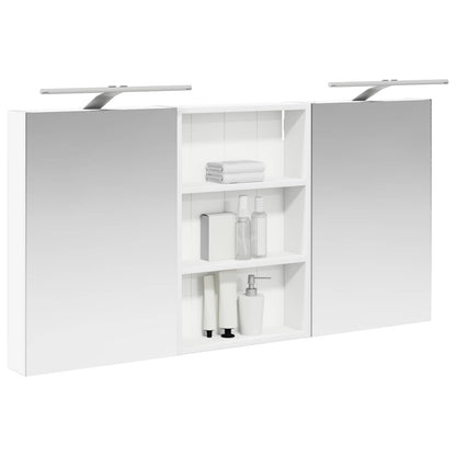 Badezimmerschrank-Set 3 stk. 120 x 10,5 x 60,5 cm Holzwerkstoff