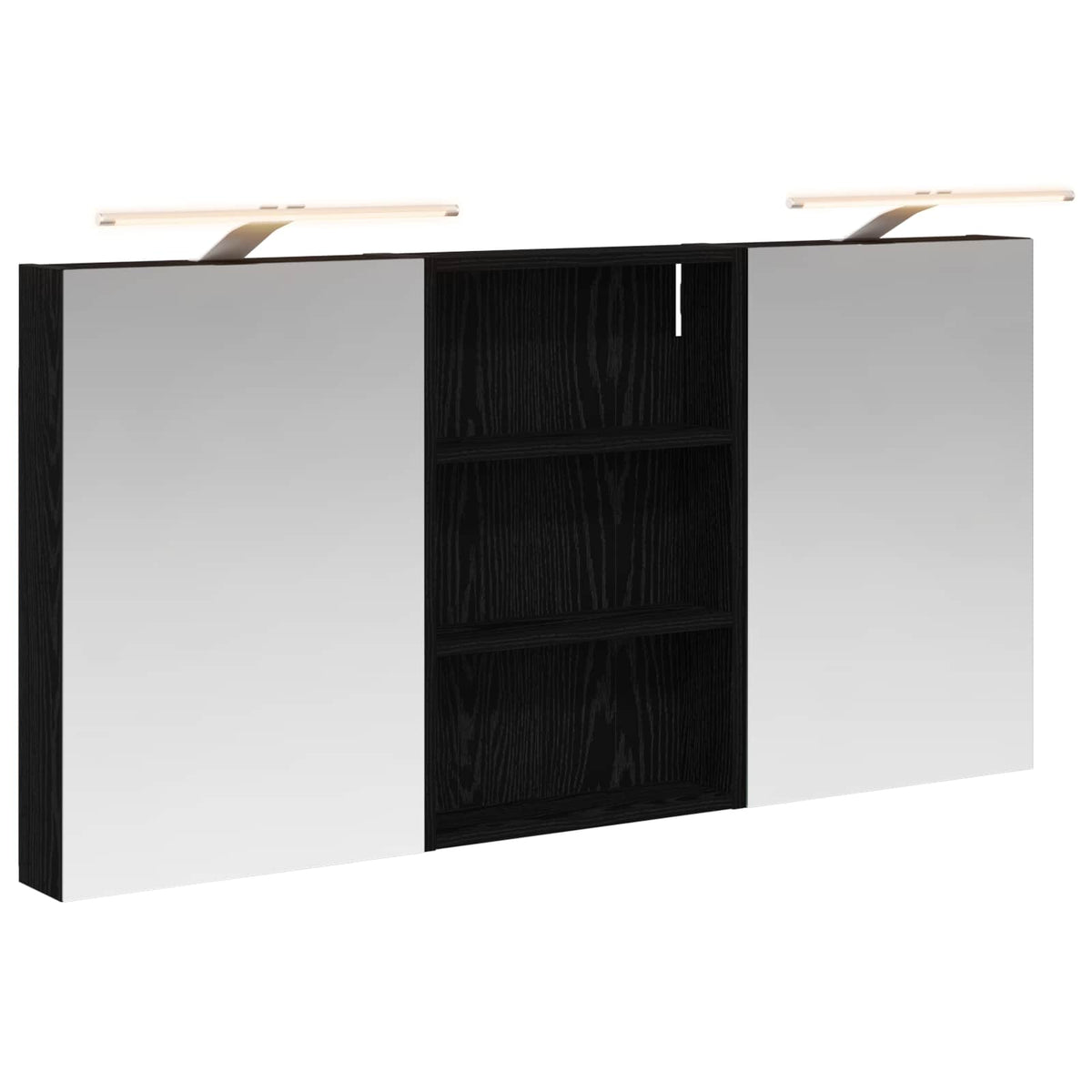 Badezimmerschrank-Set 3 stk. 120 x 10,5 x 60,5 cm Holzwerkstoff