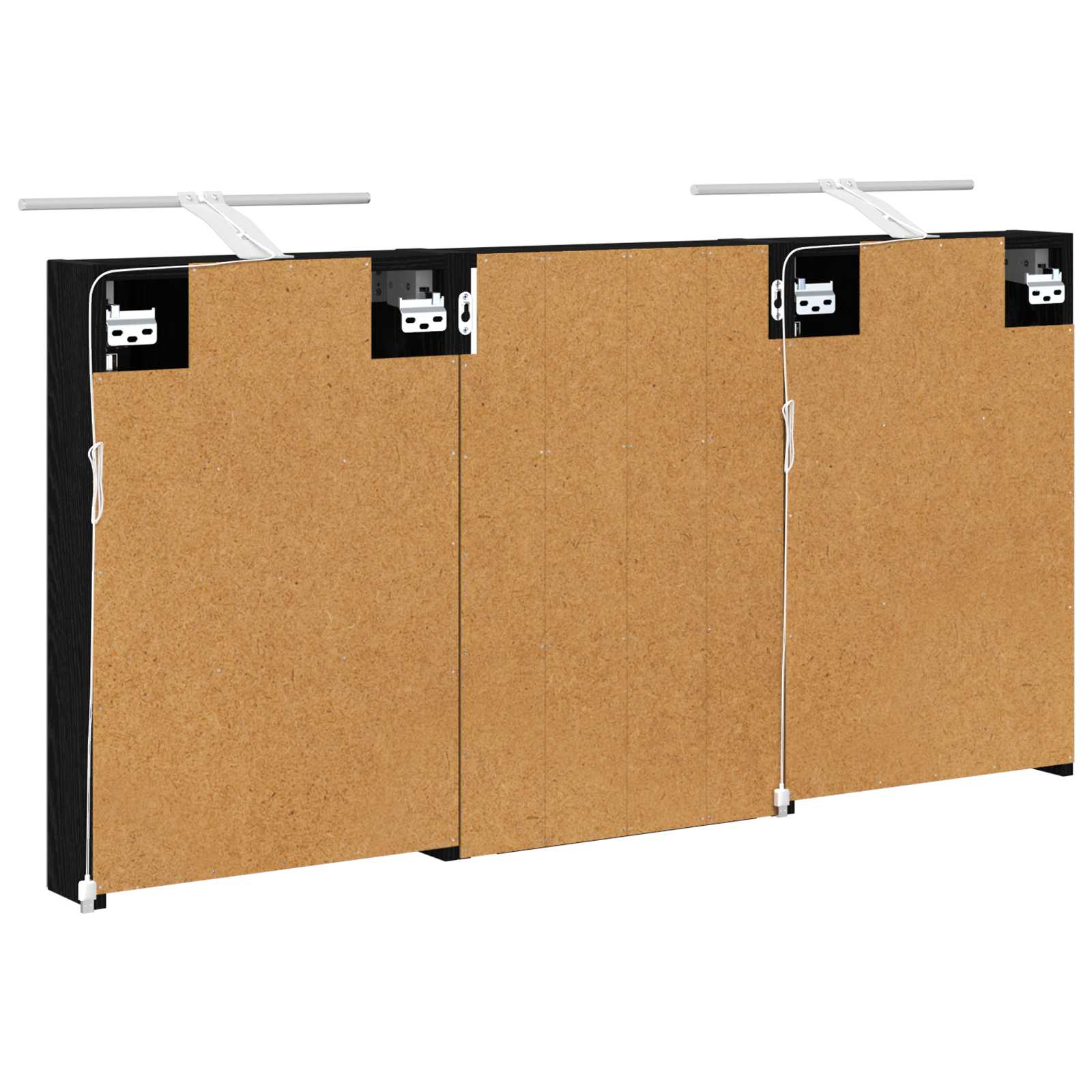 Badezimmerschrank-Set 3 stk. 120 x 10,5 x 60,5 cm Holzwerkstoff