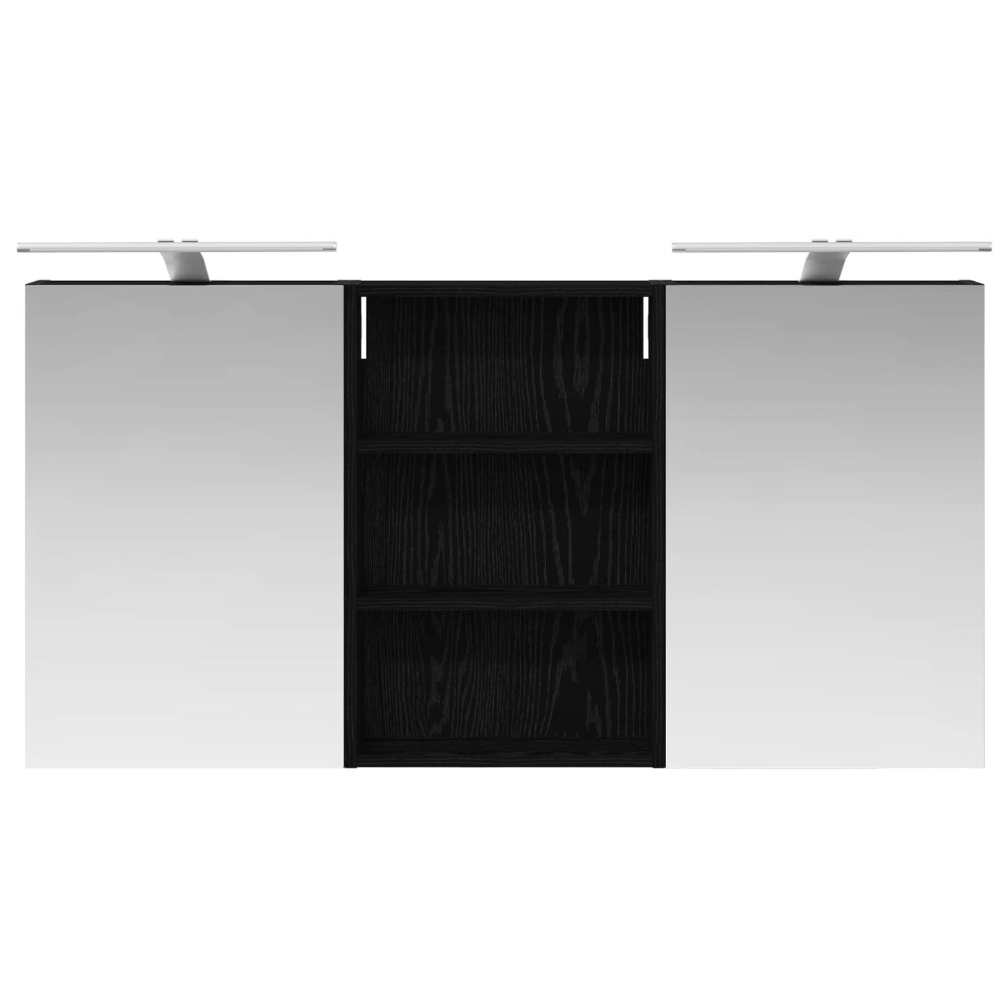 Badezimmerschrank-Set 3 stk. 120 x 10,5 x 60,5 cm Holzwerkstoff