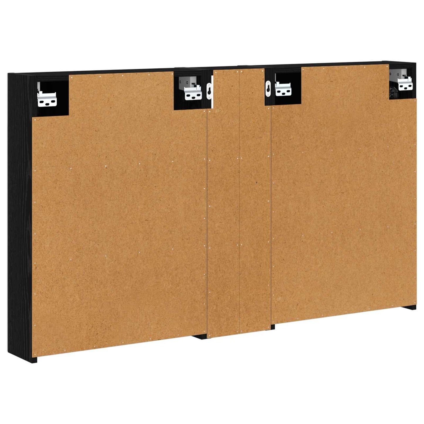 Badezimmerschrank-Set 3 stk. 120 x 14,5 x 70 cm Holzwerkstoff