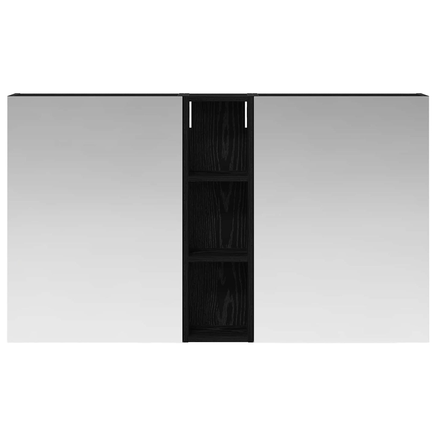 Badezimmerschrank-Set 3 stk. 120 x 14,5 x 70 cm Holzwerkstoff