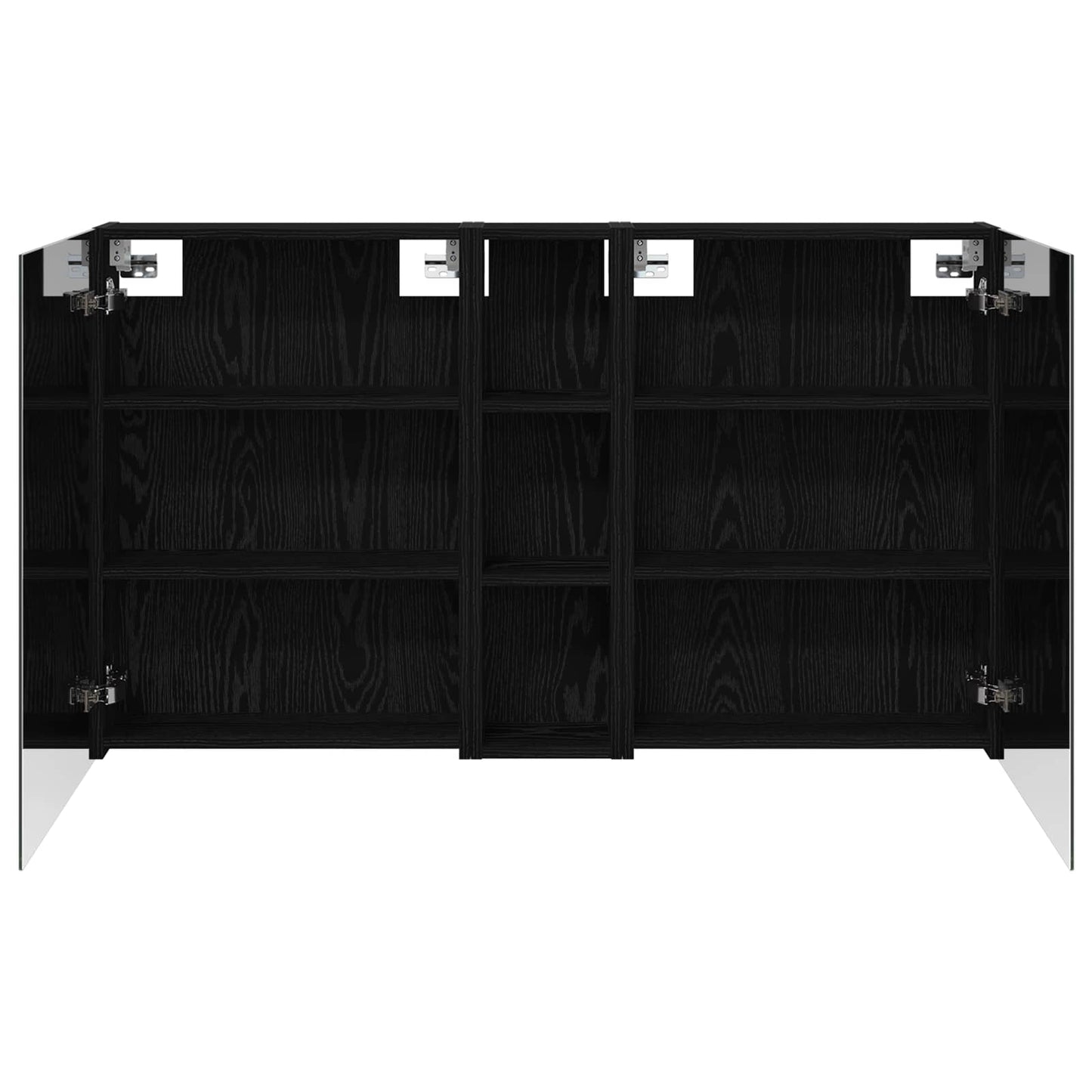 Badezimmerschrank-Set 3 stk. 120 x 14,5 x 70 cm Holzwerkstoff
