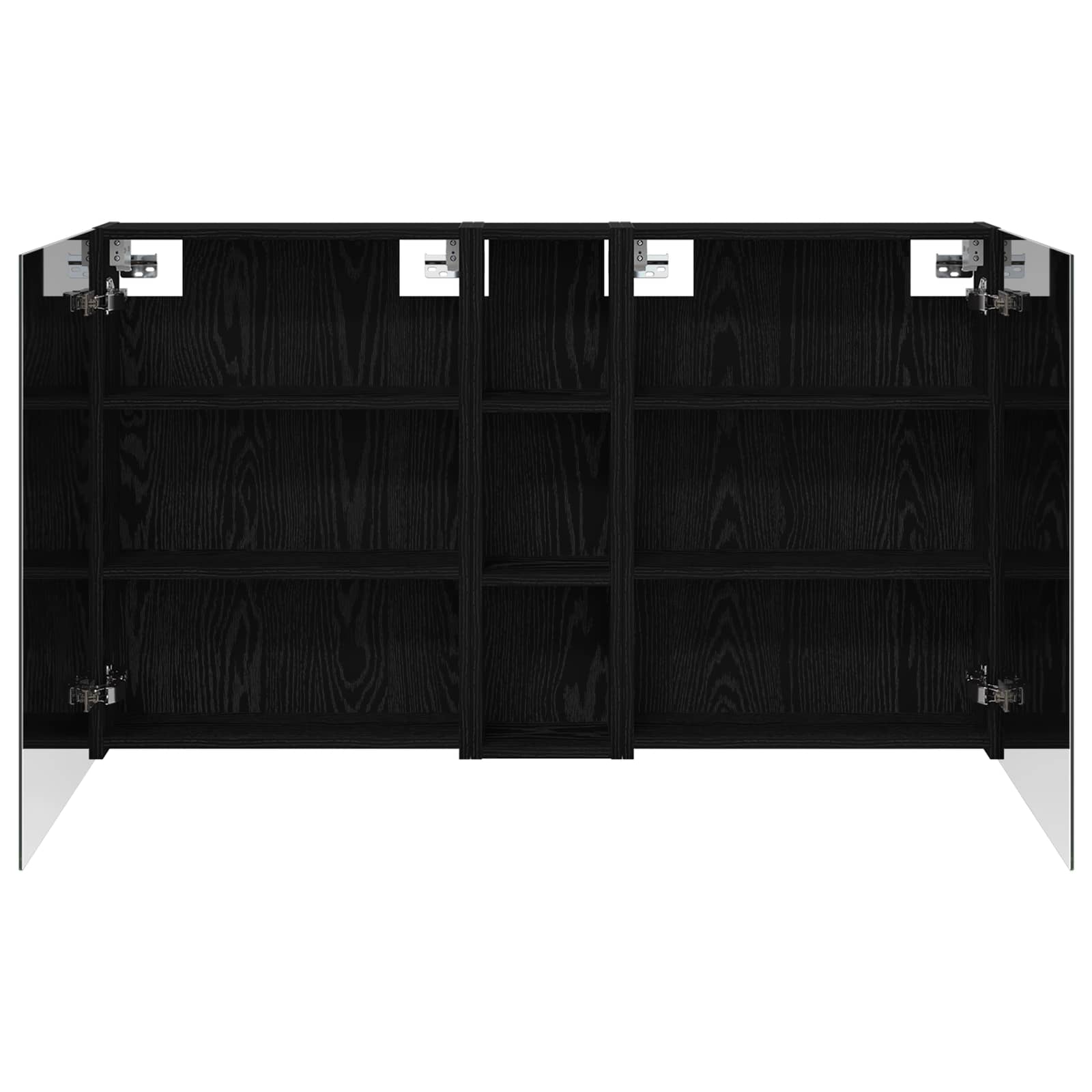 Badezimmerschrank-Set 3 stk. 120 x 14,5 x 70 cm Holzwerkstoff
