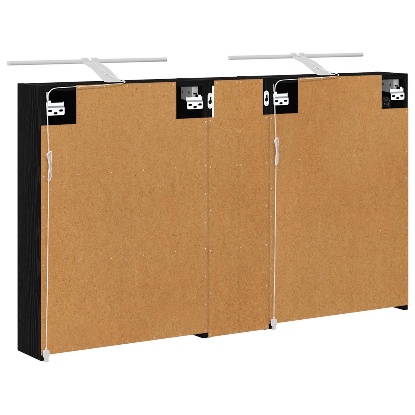 Badezimmerschrank-Set 3 stk. 120 x 14,5 x 70 cm Holzwerkstoff