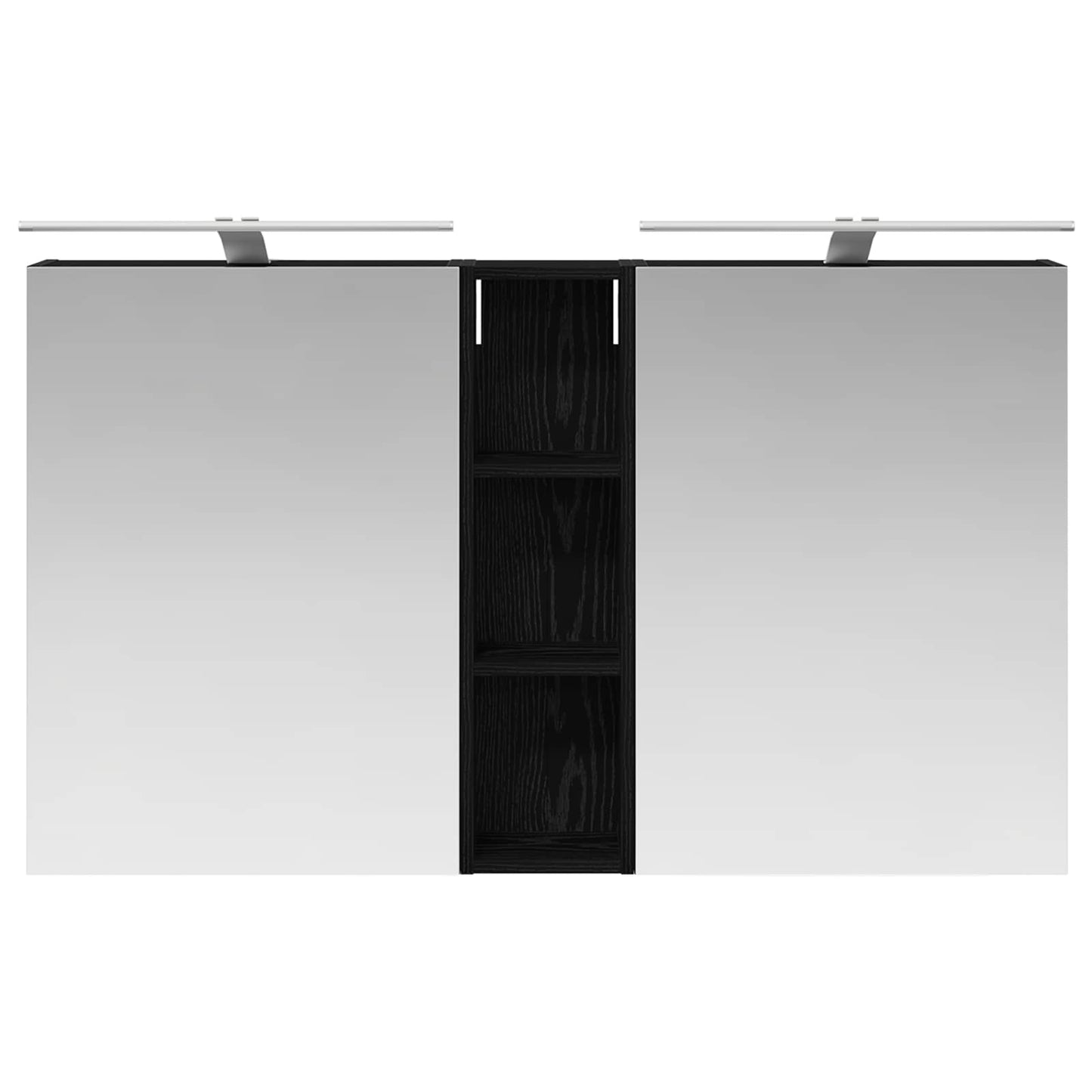 Badezimmerschrank-Set 3 stk. 120 x 14,5 x 70 cm Holzwerkstoff