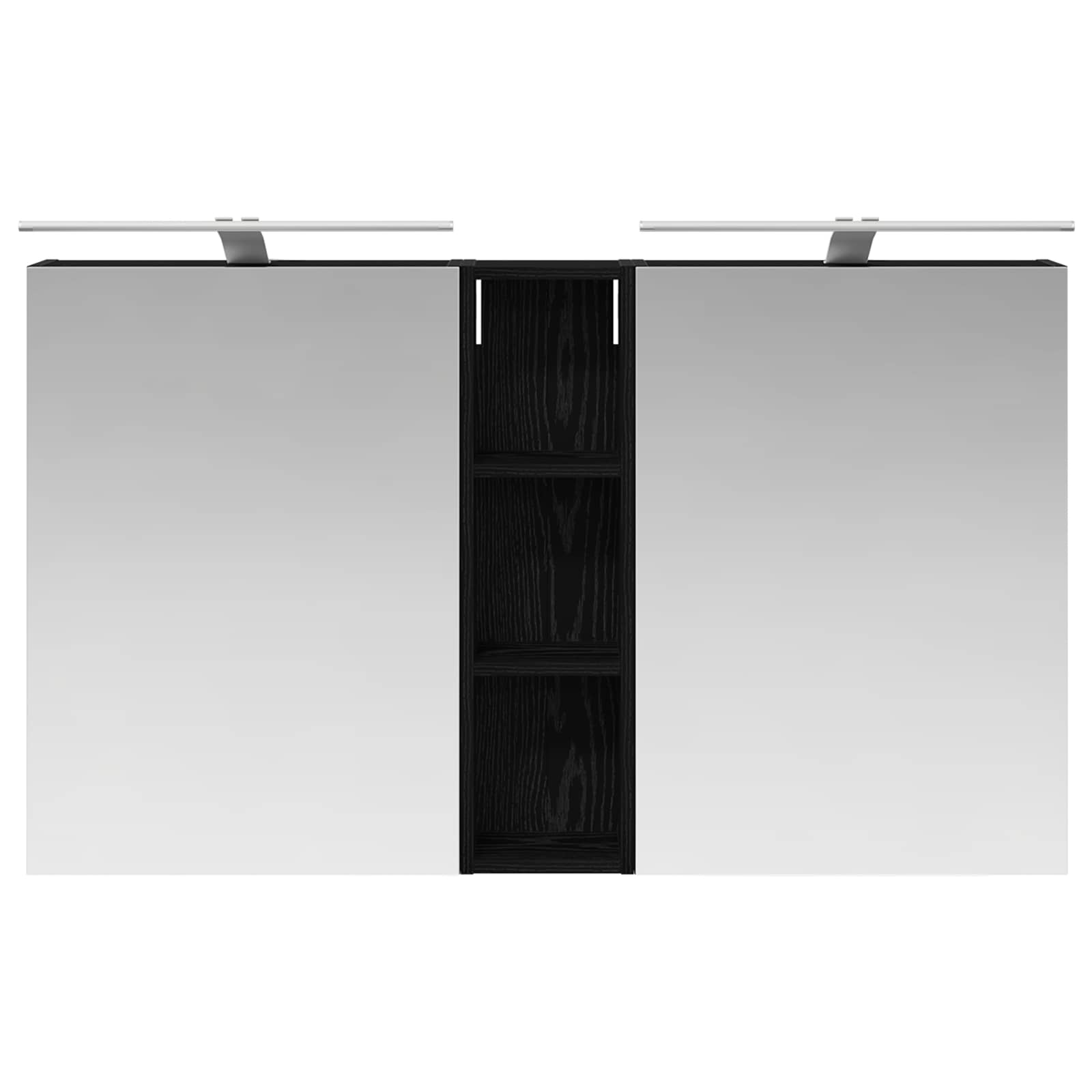 Badezimmerschrank-Set 3 stk. 120 x 14,5 x 70 cm Holzwerkstoff