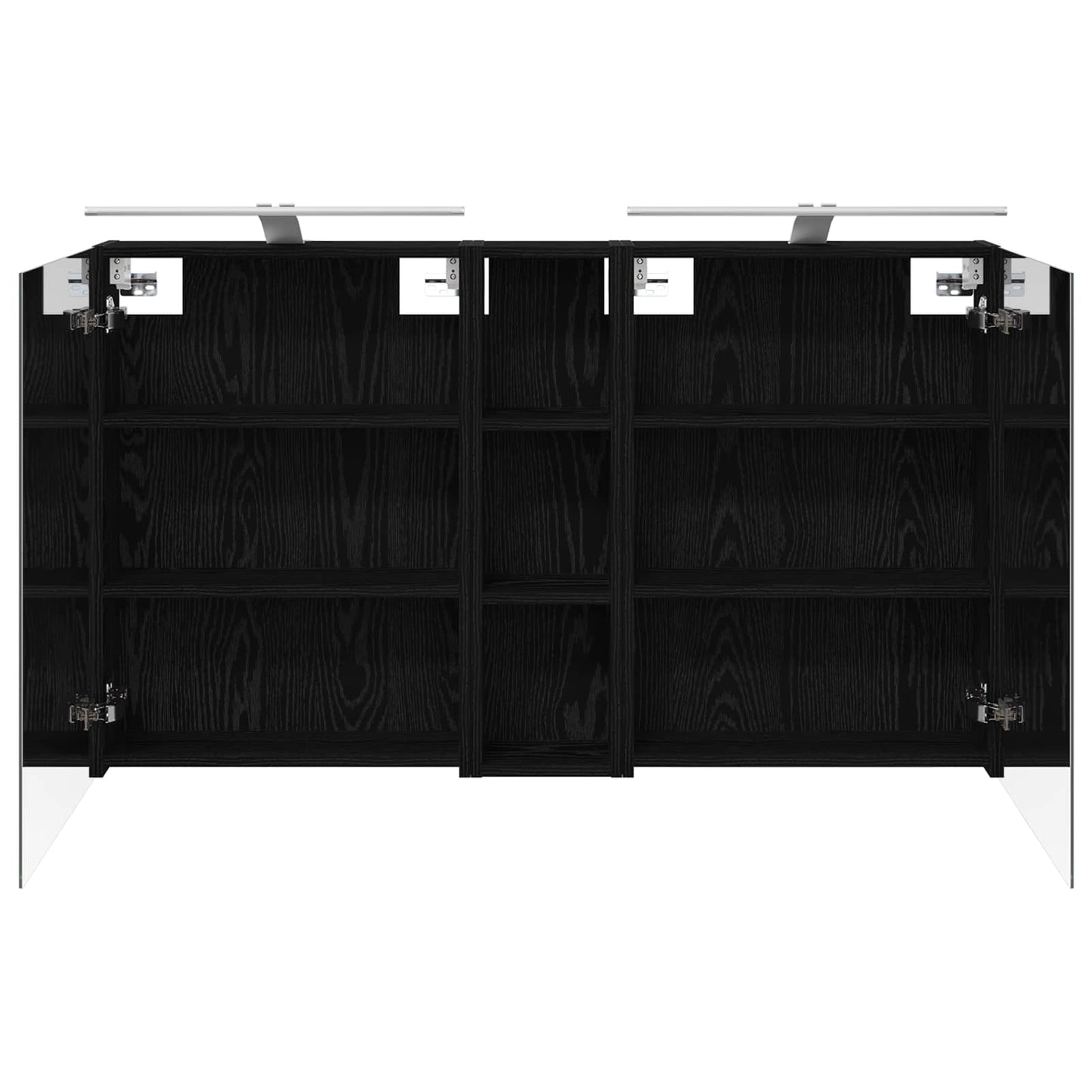 Badezimmerschrank-Set 3 stk. 120 x 14,5 x 70 cm Holzwerkstoff