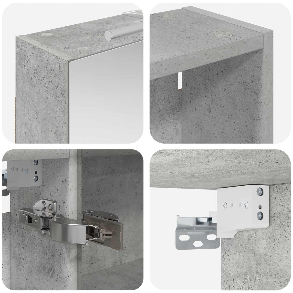 Badezimmerschrank-Set 3 stk. 120 x 14,5 x 70 cm Holzwerkstoff