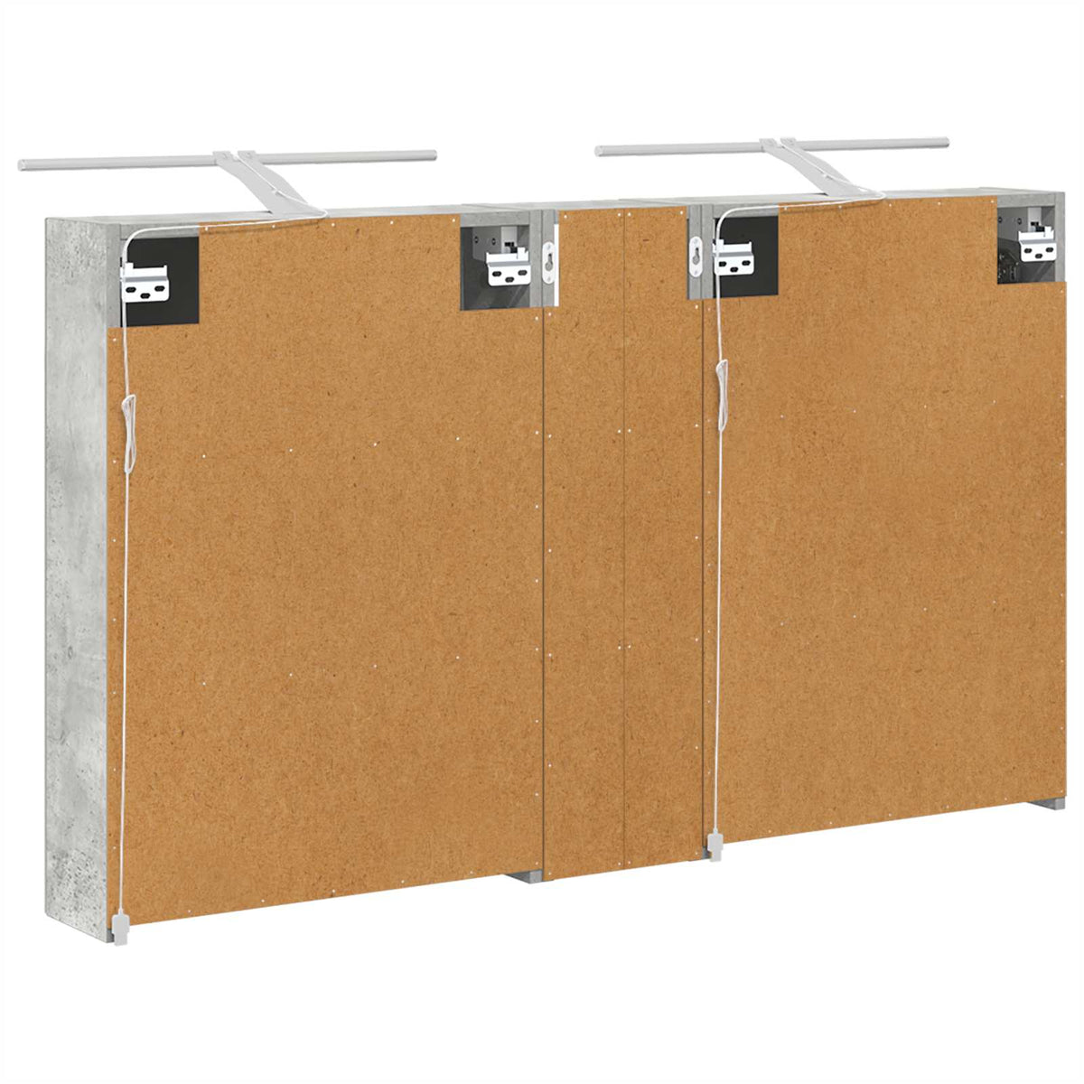 Badezimmerschrank-Set 3 stk. 120 x 14,5 x 70 cm Holzwerkstoff