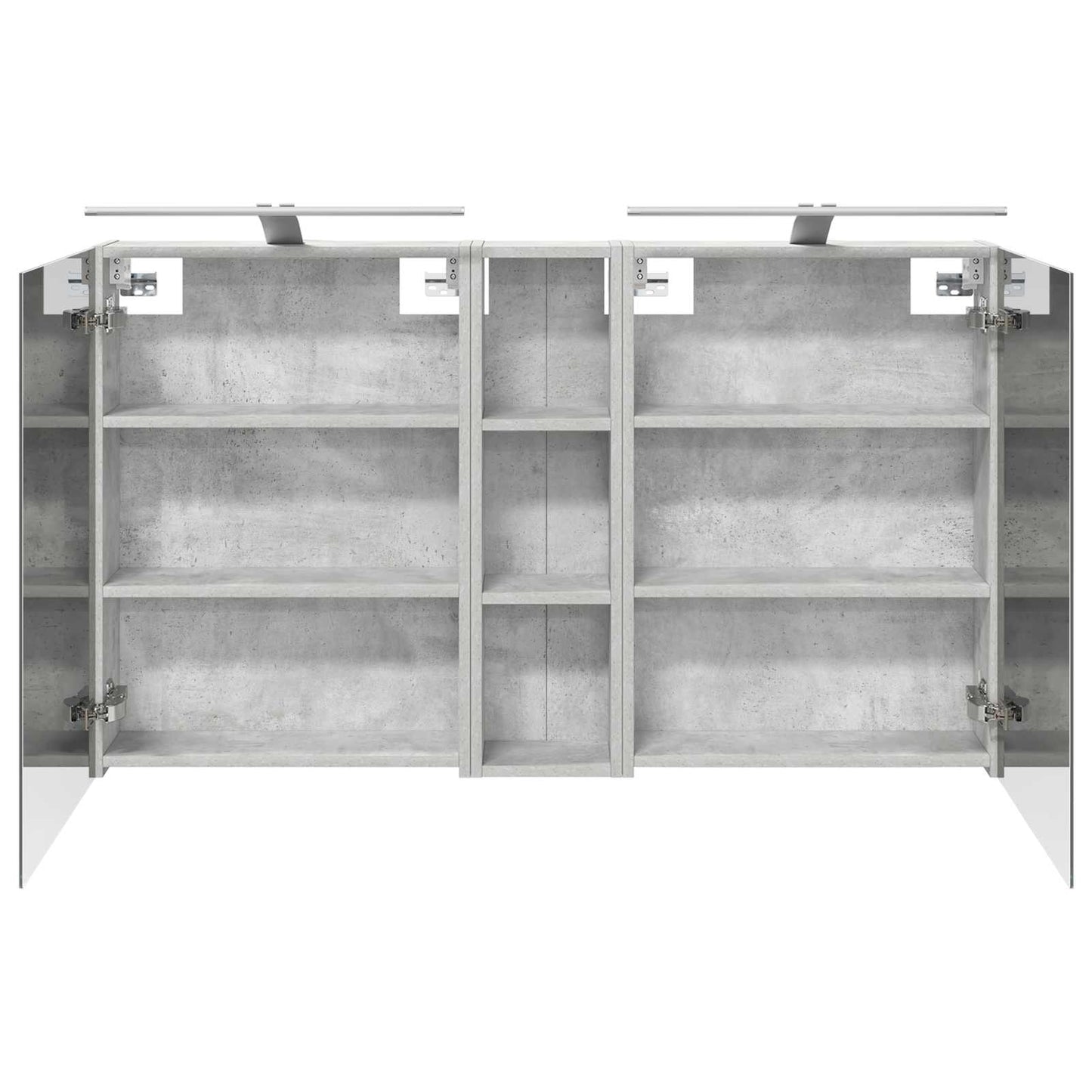 Badezimmerschrank-Set 3 stk. 120 x 14,5 x 70 cm Holzwerkstoff