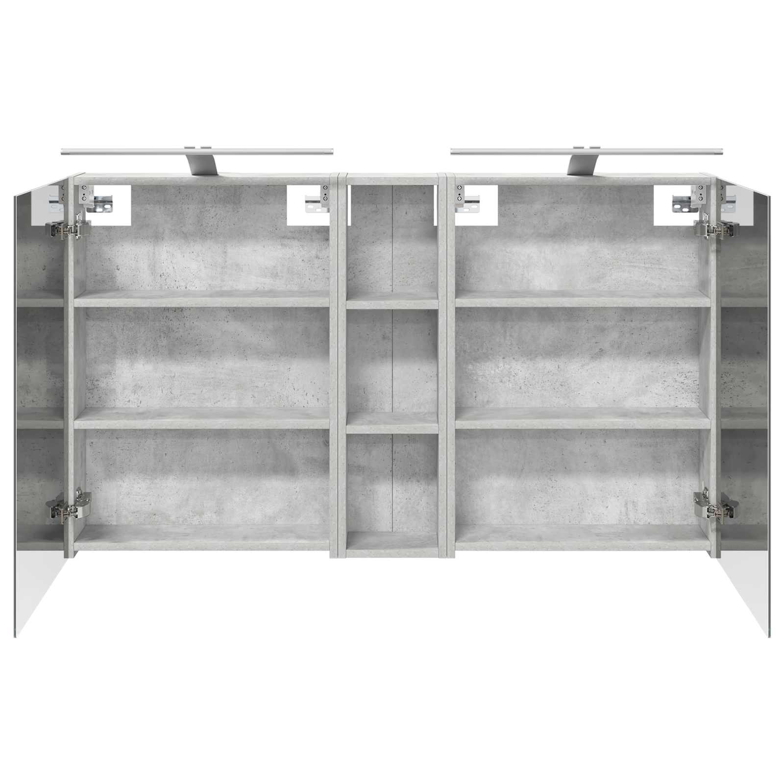 Badezimmerschrank-Set 3 stk. 120 x 14,5 x 70 cm Holzwerkstoff