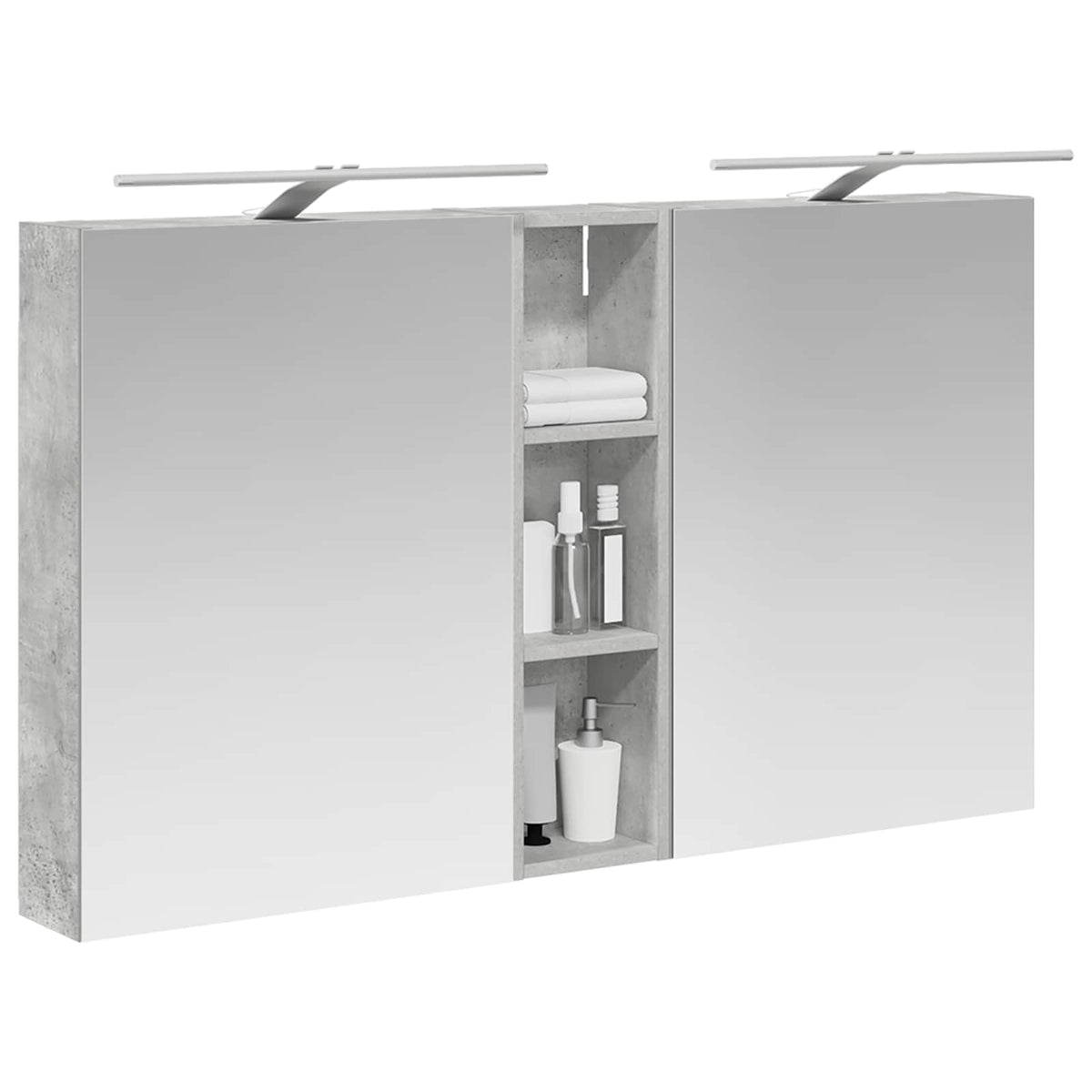 Badezimmerschrank-Set 3 stk. 120 x 14,5 x 70 cm Holzwerkstoff