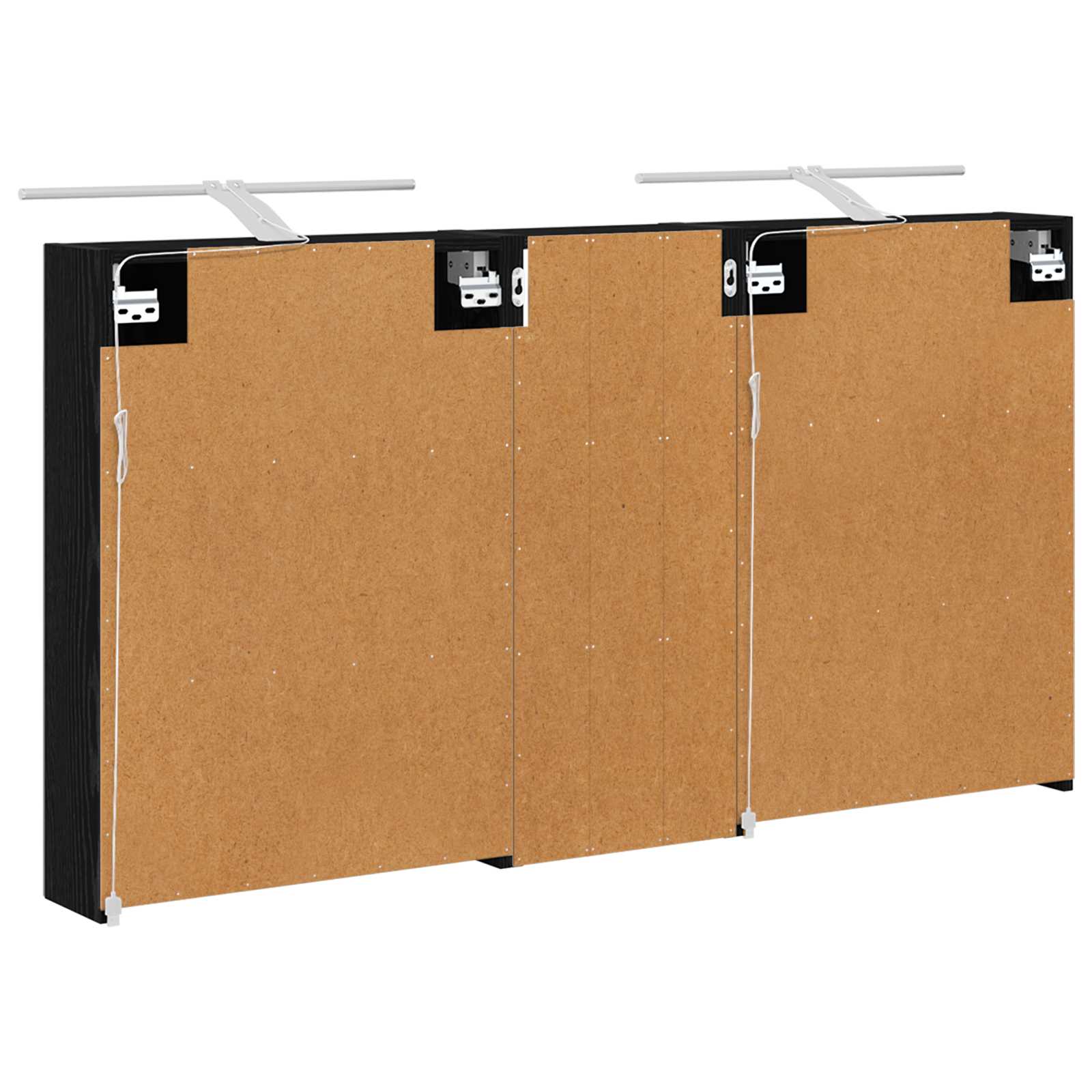 Badezimmerschrank-Set 3 stk. 130 x 14,5 x 70 cm Holzwerkstoff