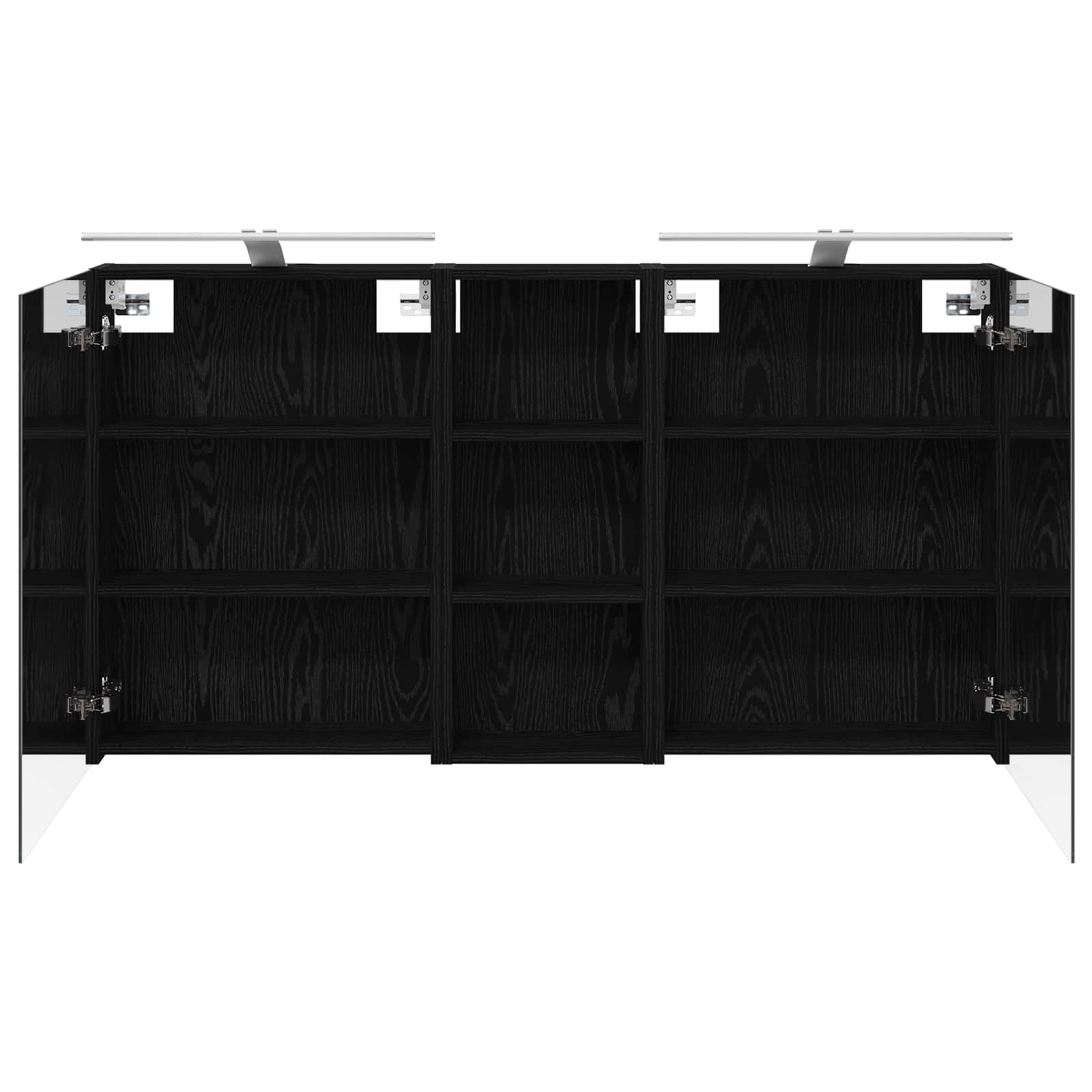 Badezimmerschrank-Set 3 stk. 130 x 14,5 x 70 cm Holzwerkstoff