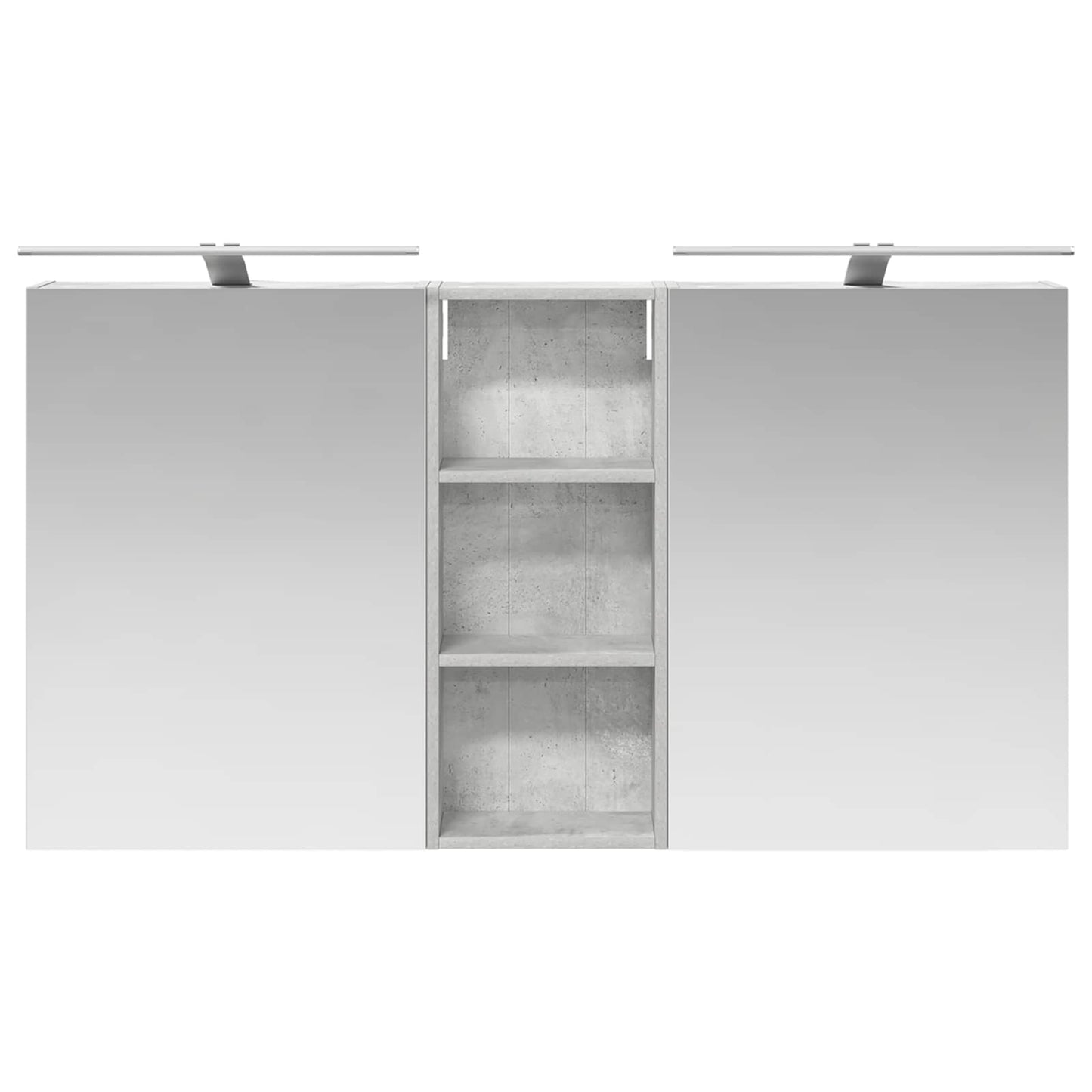 Badezimmerschrank-Set 3 stk. 130 x 14,5 x 70 cm Holzwerkstoff