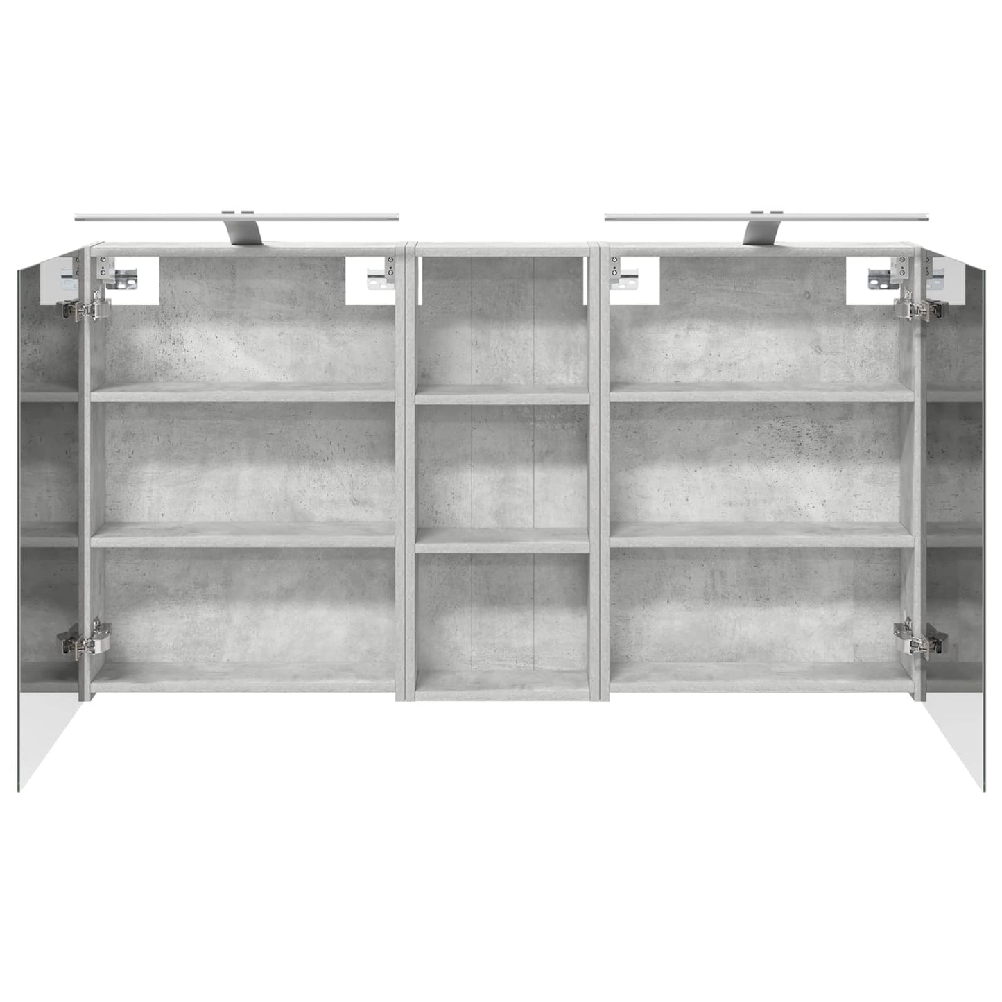 Badezimmerschrank-Set 3 stk. 130 x 14,5 x 70 cm Holzwerkstoff