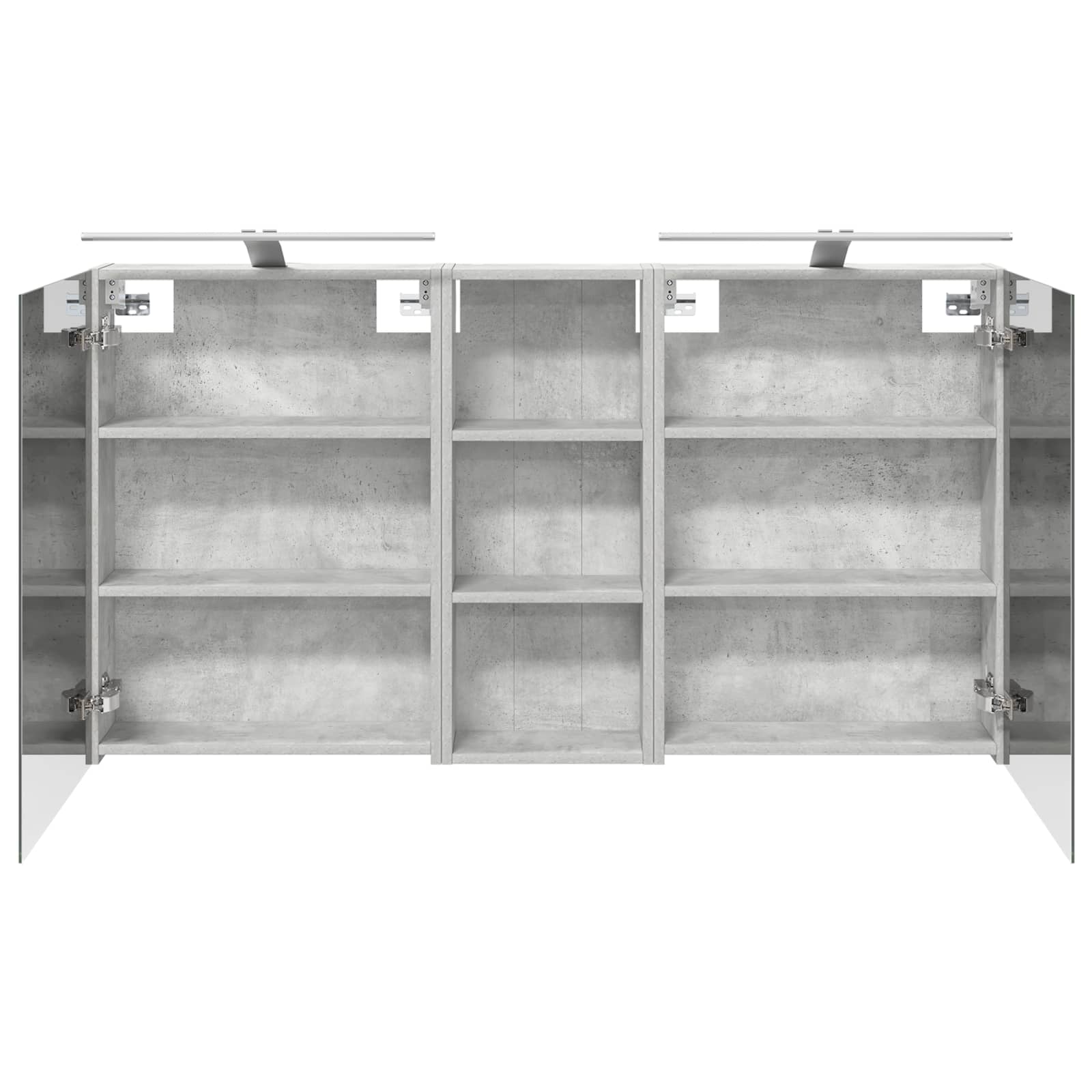 Badezimmerschrank-Set 3 stk. 130 x 14,5 x 70 cm Holzwerkstoff