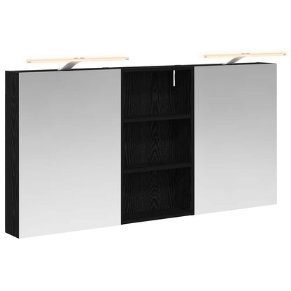 Badezimmerschrank-Set 3 stk. 140 x 14,5 x 70 cm Holzwerkstoff