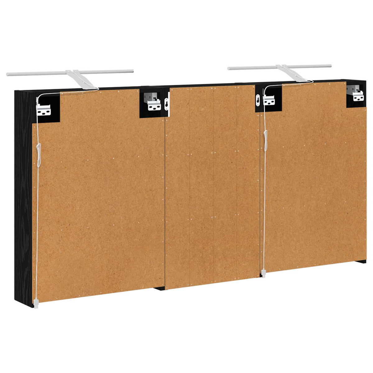Badezimmerschrank-Set 3 stk. 140 x 14,5 x 70 cm Holzwerkstoff