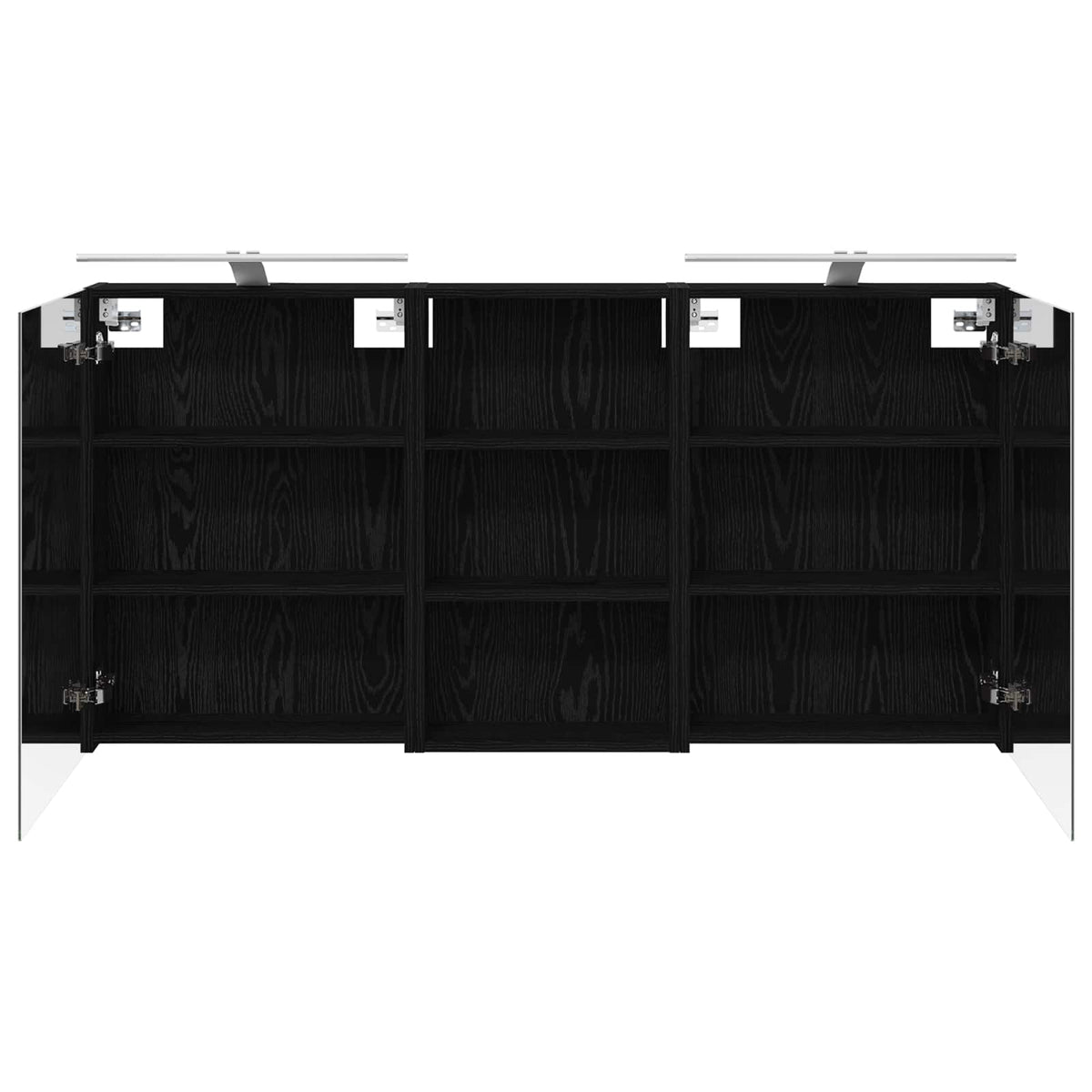 Badezimmerschrank-Set 3 stk. 140 x 14,5 x 70 cm Holzwerkstoff