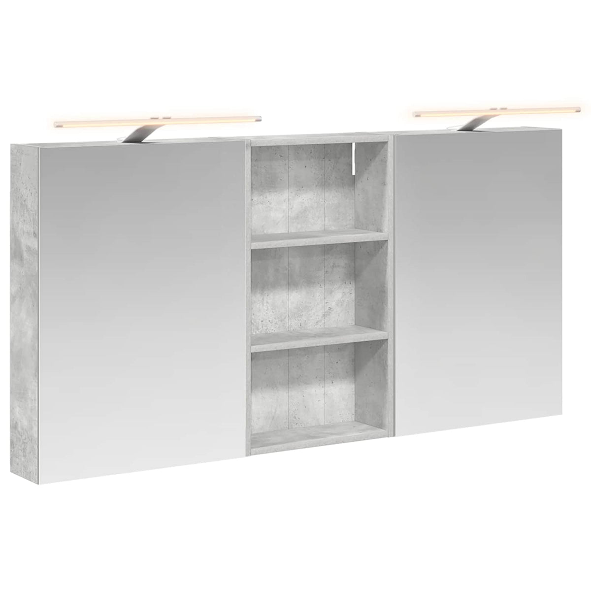 Badezimmerschrank-Set 3 stk. 140 x 14,5 x 70 cm Holzwerkstoff