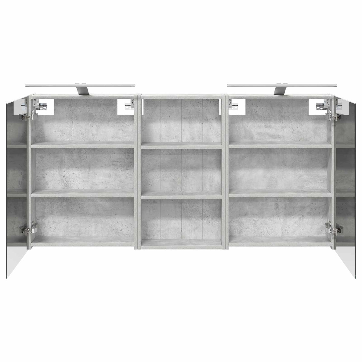 Badezimmerschrank-Set 3 stk. 140 x 14,5 x 70 cm Holzwerkstoff