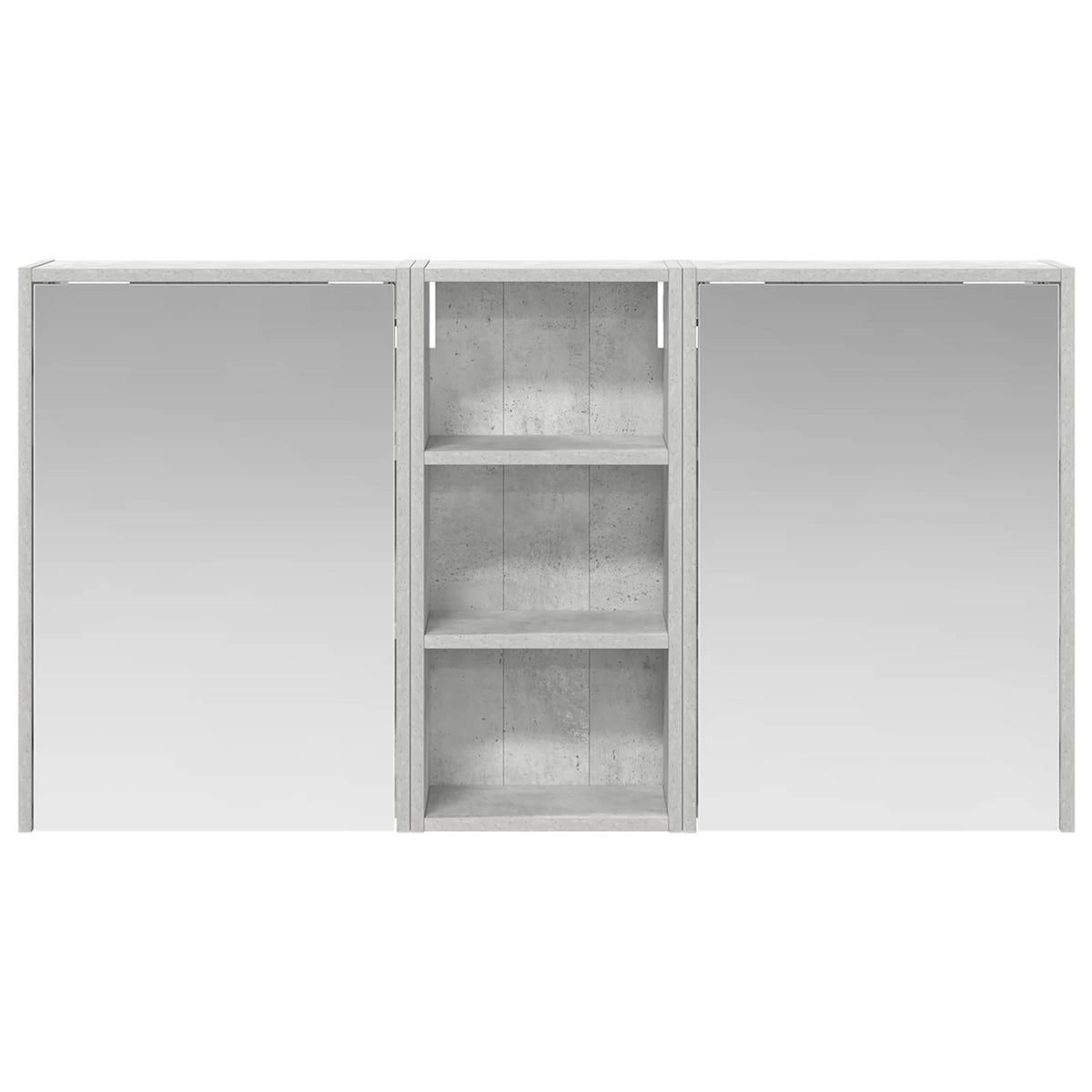 Badezimmerschrank-Set 3 stk. 116 x 16 x 62,5 cm Holzwerkstoff