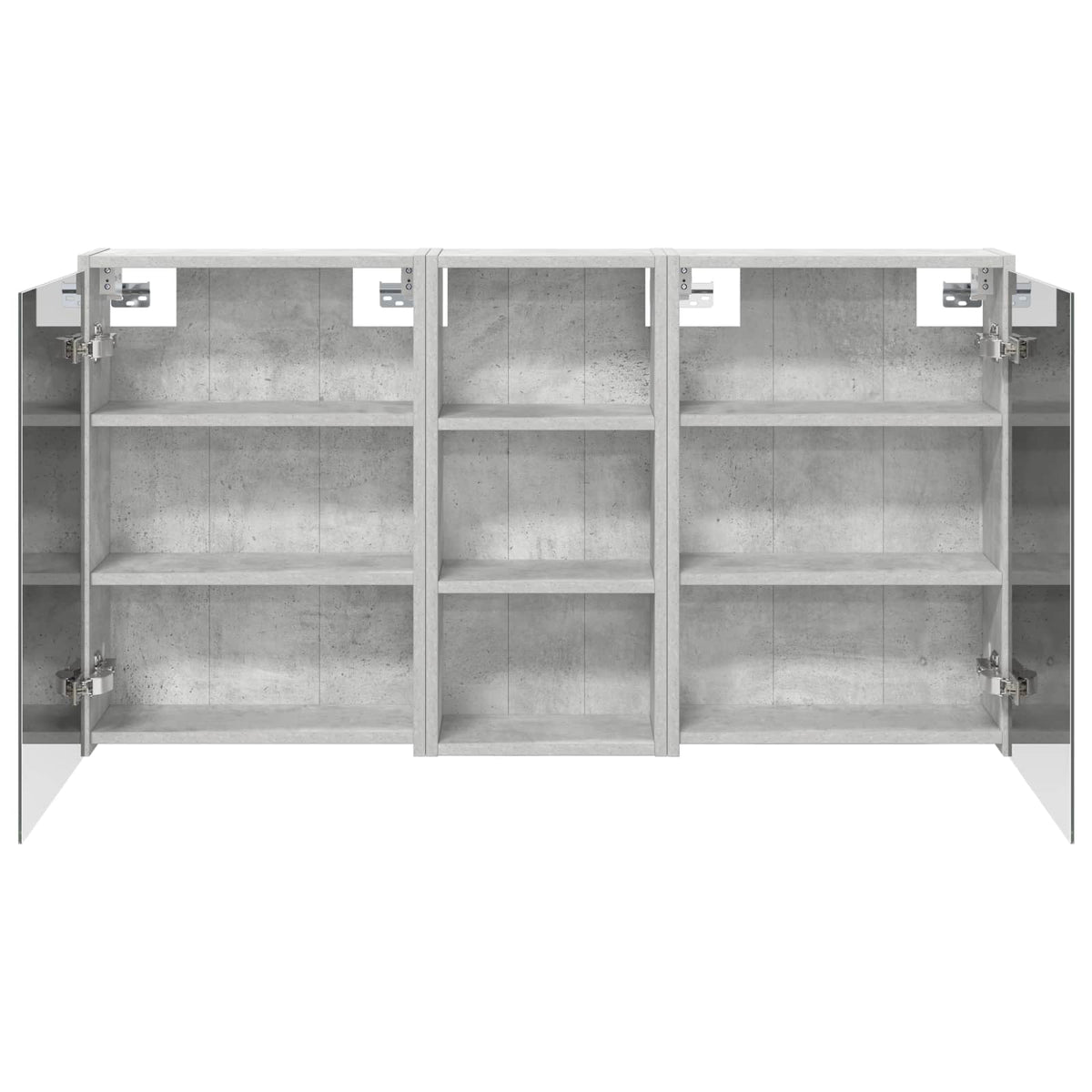 Badezimmerschrank-Set 3 stk. 116 x 16 x 62,5 cm Holzwerkstoff