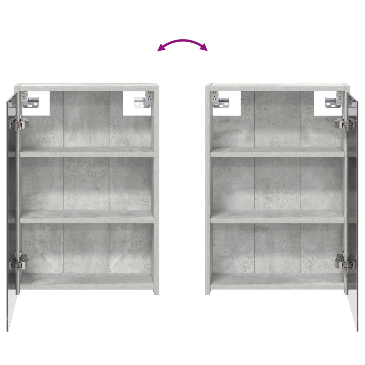 Badezimmerschrank-Set 3 stk. 116 x 16 x 62,5 cm Holzwerkstoff