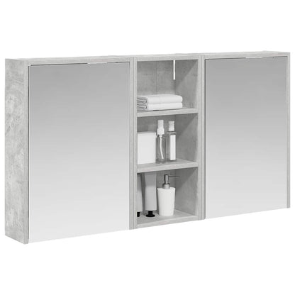 Badezimmerschrank-Set 3 stk. 116 x 16 x 62,5 cm Holzwerkstoff