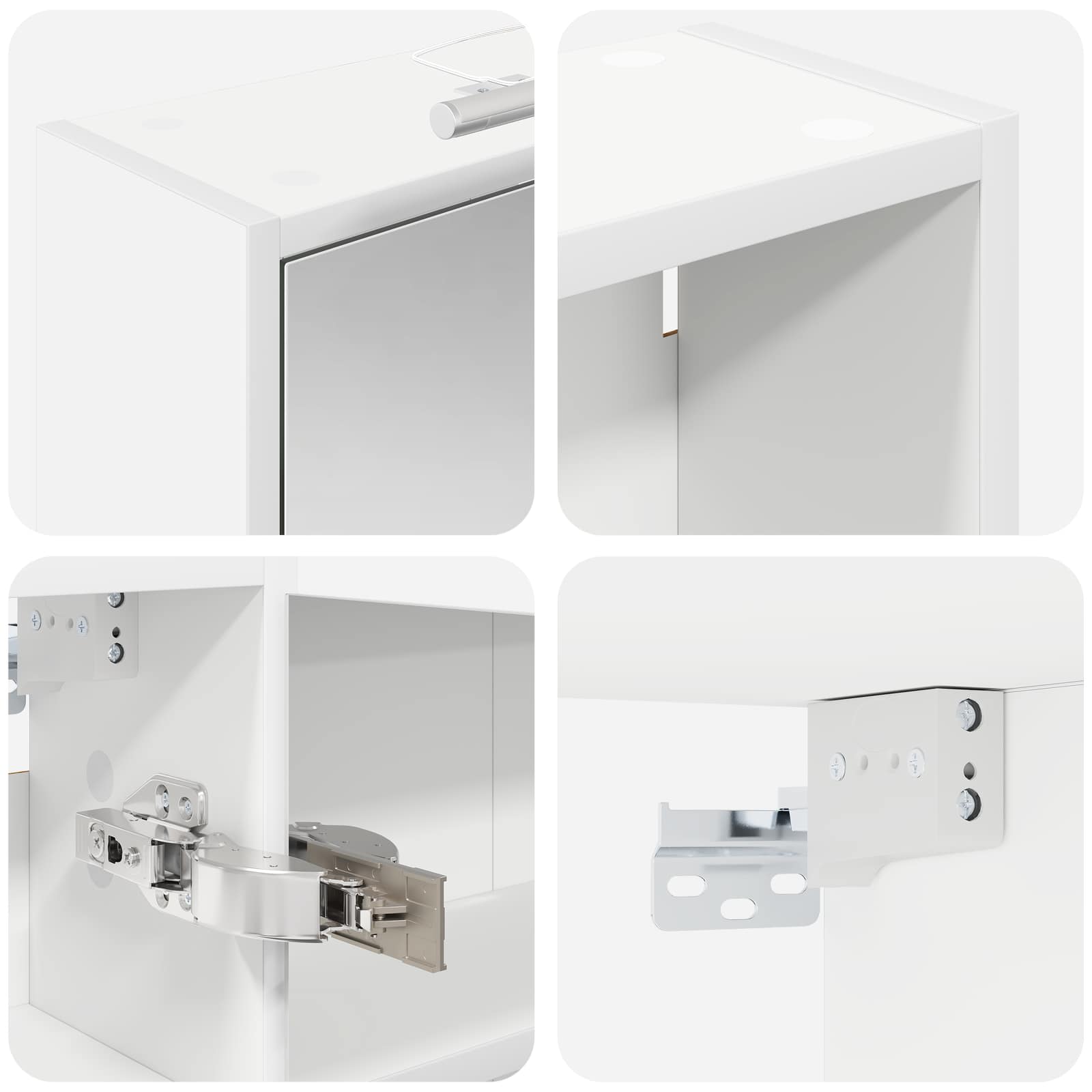 Badezimmerschrank-Set 3 Stk. 116 x 16 x 62,5 cm Holzwerkstoff