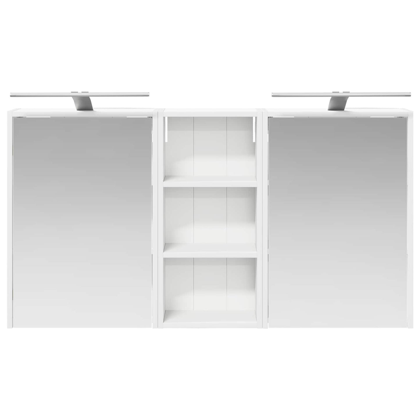 Badezimmerschrank-Set 3 Stk. 116 x 16 x 62,5 cm Holzwerkstoff