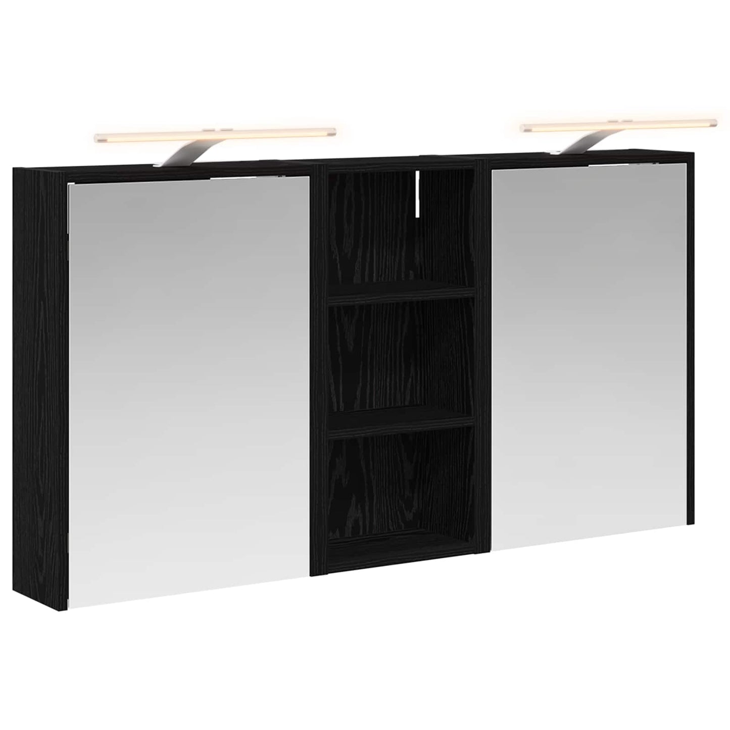 Badezimmerschrank-Set 3 Stk. 116 x 16 x 62,5 cm Holzwerkstoff