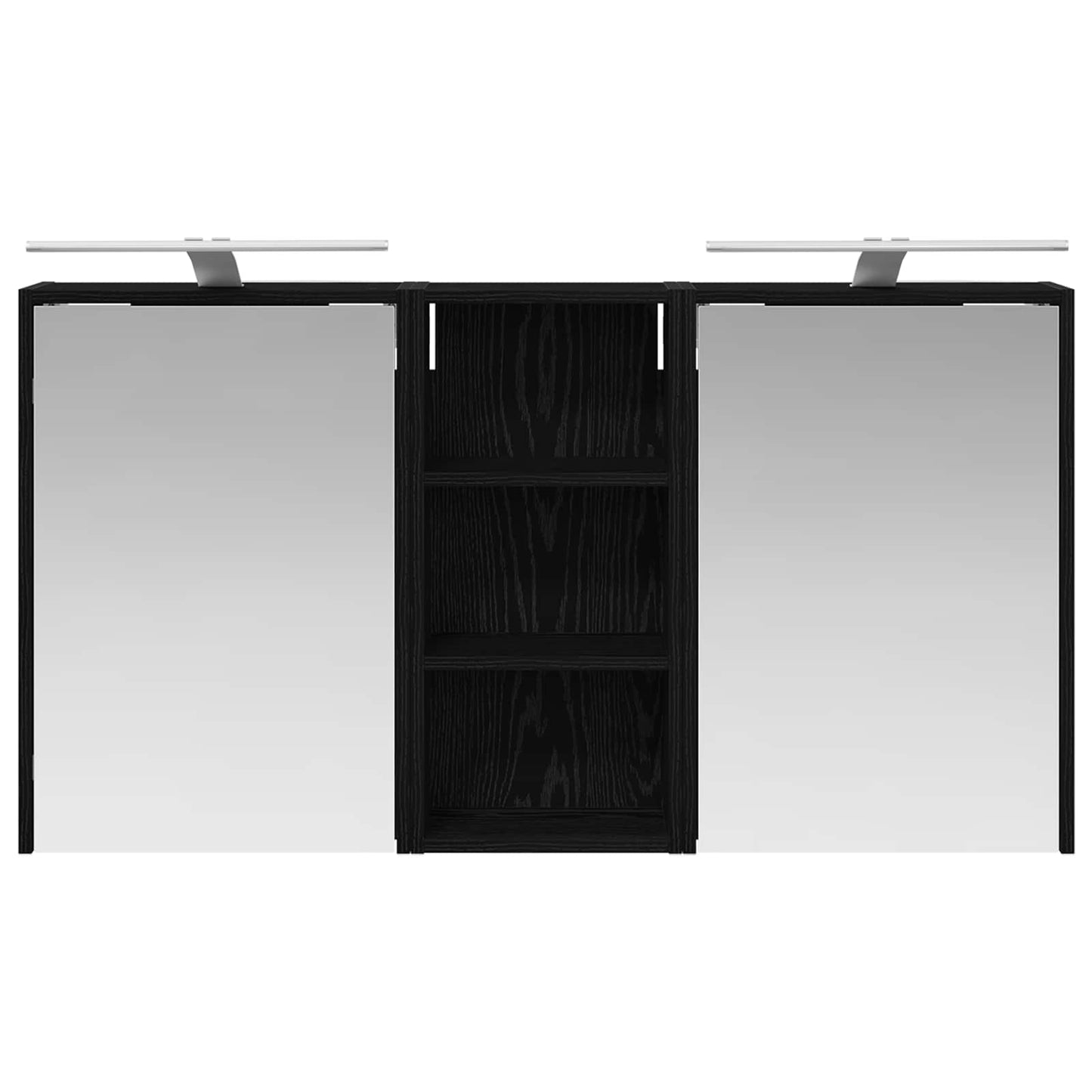 Badezimmerschrank-Set 3 Stk. 116 x 16 x 62,5 cm Holzwerkstoff