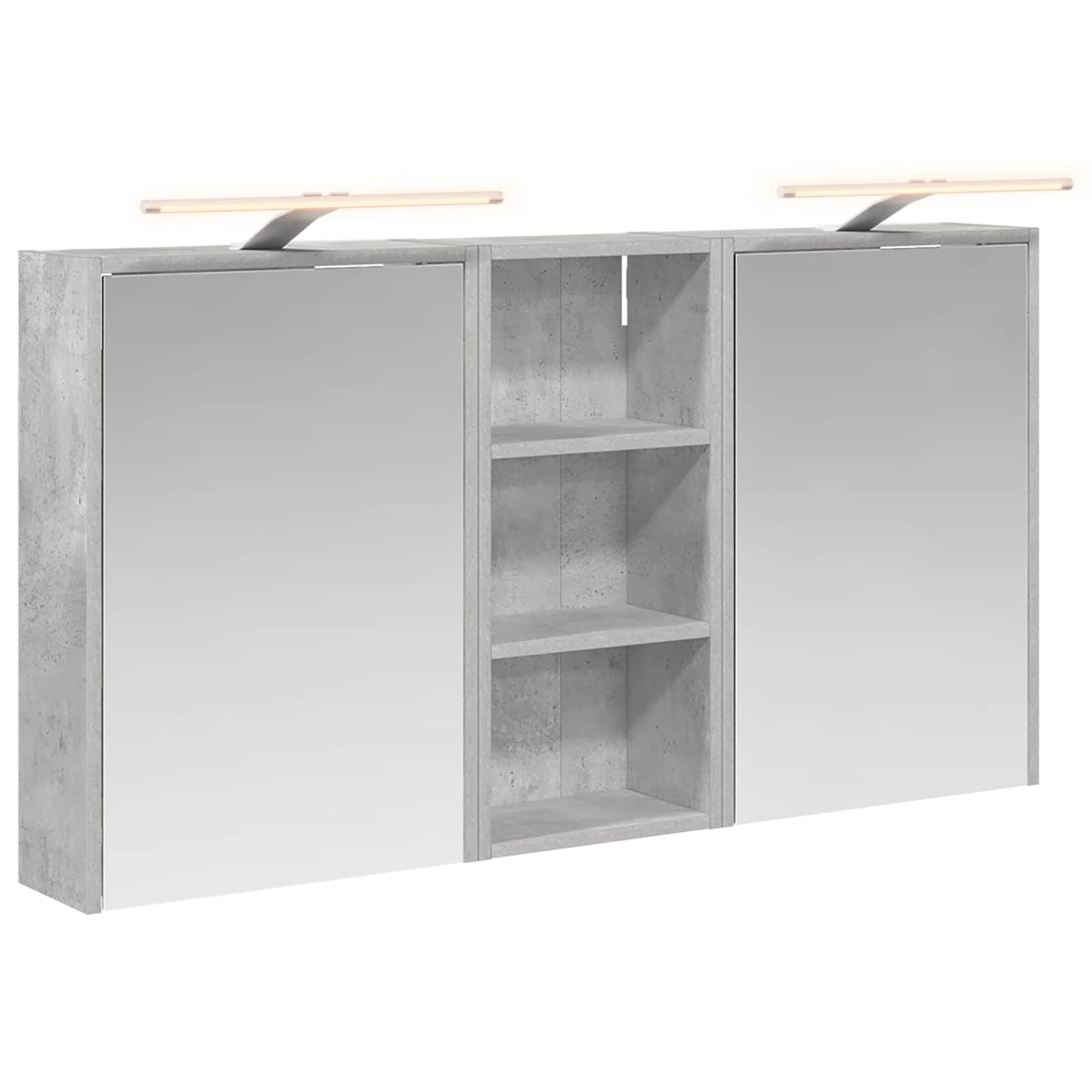 Badezimmerschrank-Set 3 Stk. 116 x 16 x 62,5 cm Holzwerkstoff