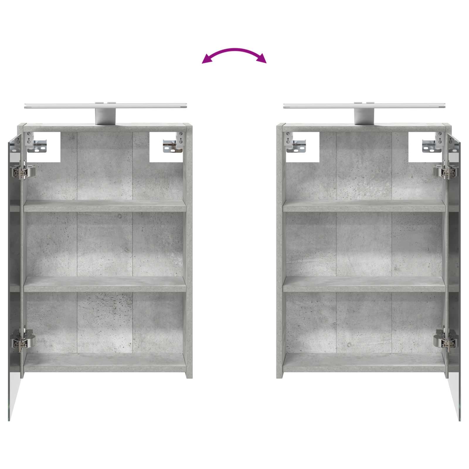 Badezimmerschrank-Set 3 Stk. 116 x 16 x 62,5 cm Holzwerkstoff