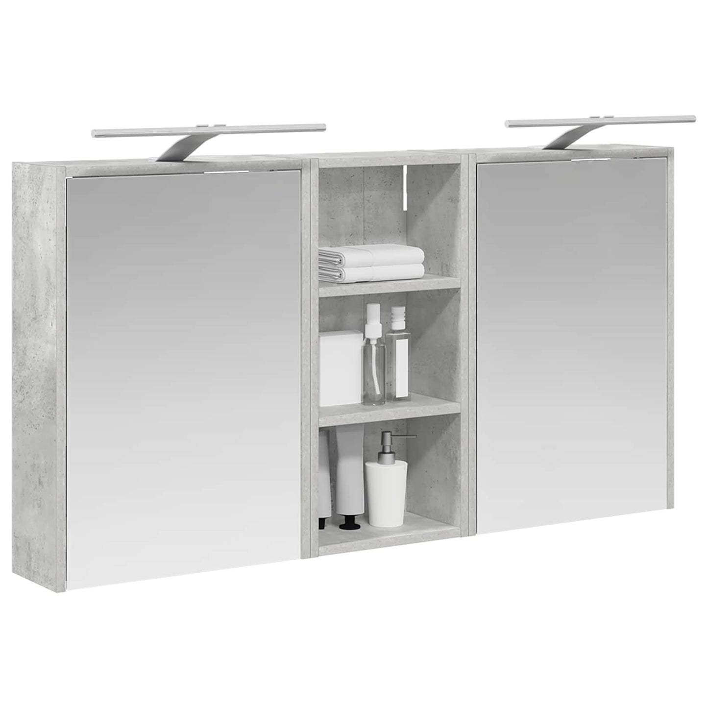 Badezimmerschrank-Set 3 Stk. 116 x 16 x 62,5 cm Holzwerkstoff