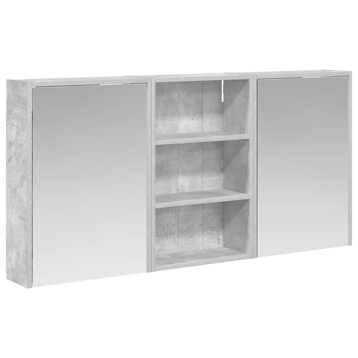 Badezimmerschrank-Set 3 stk. 126 x 16 x 62,5 cm Holzwerkstoff