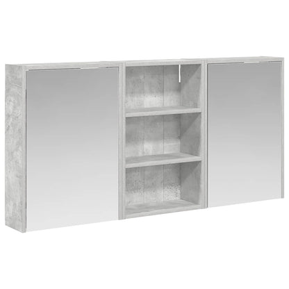 Badezimmerschrank-Set 3 stk. 126 x 16 x 62,5 cm Holzwerkstoff