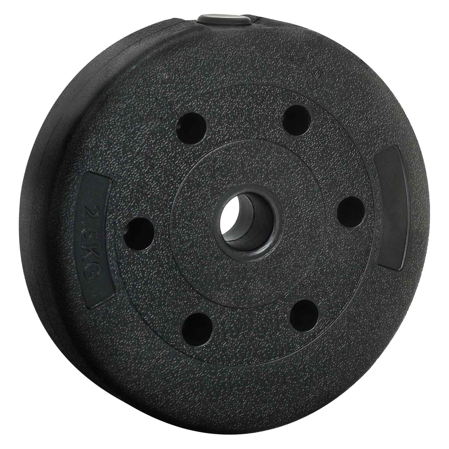 2-in-1 Hantelset 30kg Schwarz und Rot