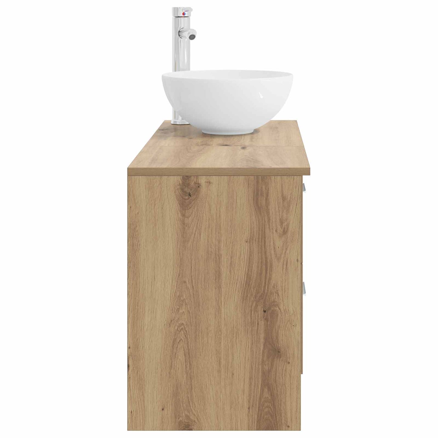 Badezimmermöbel-Set 2 stk. Artisan-Eiche Holzwerkstoff