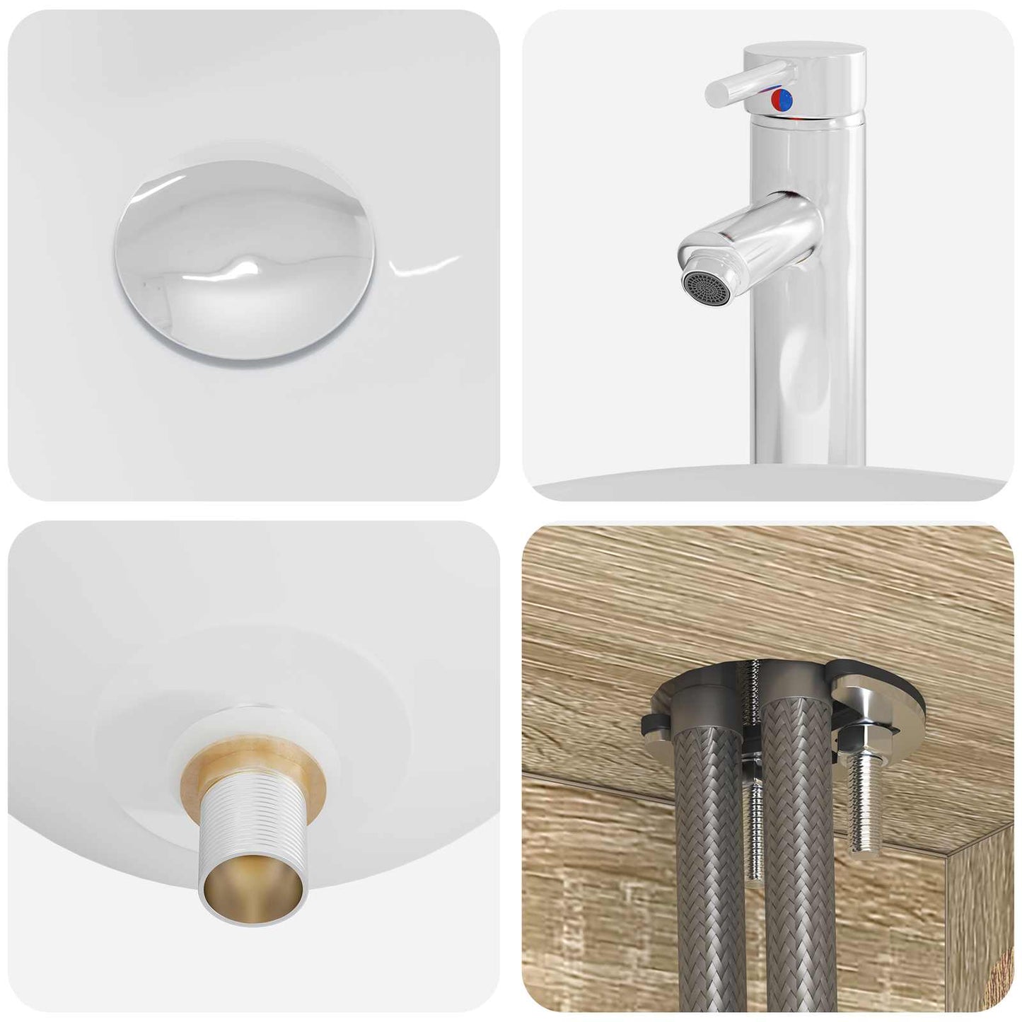 Badezimmermöbel-Set 2 stk. Sonoma-Eiche Holzwerkstoff