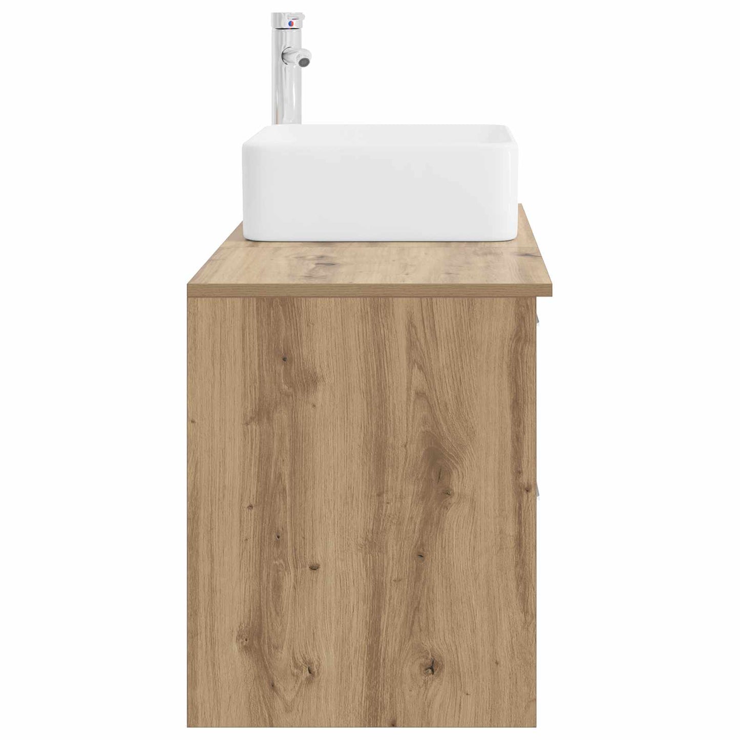 Badezimmermöbel-Set 2 Stk. Artisan-Eiche Holzwerkstoff