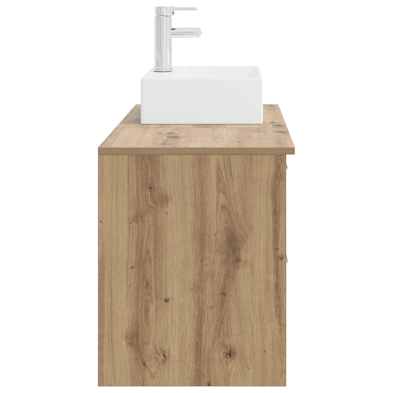 Badezimmermöbel-Set 2 stk. Artisan-Eiche Holzwerkstoff