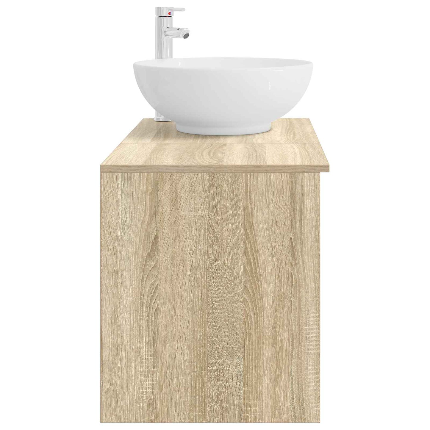 Badezimmermöbel-Set 2 pcs Sonoma-Eiche Holzwerkstoff