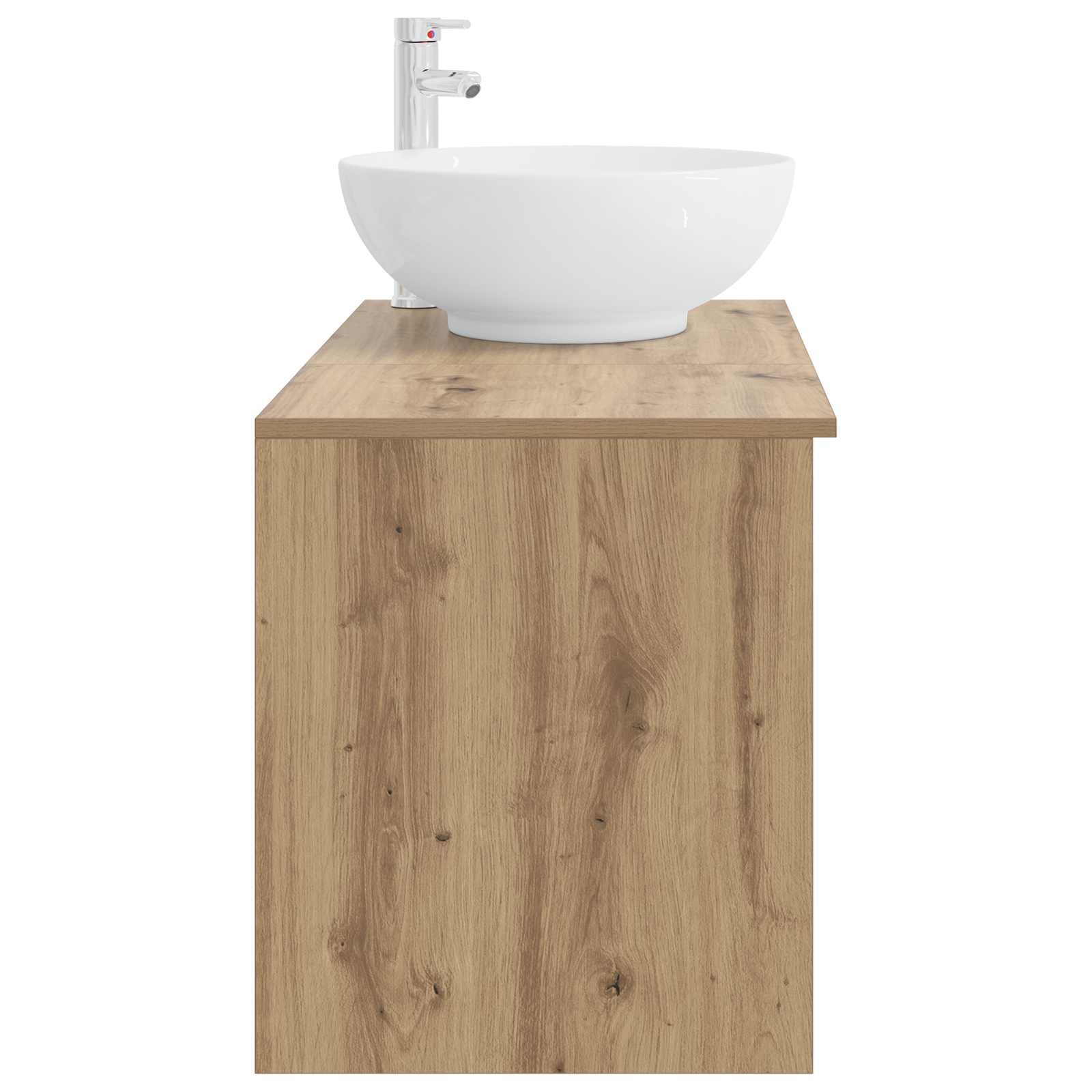 Badezimmermöbel-Set 2 stk. Artisan-Eiche Holzwerkstoff