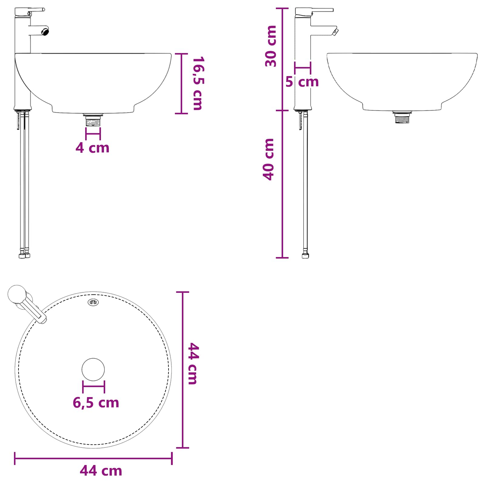 Badezimmermöbel-Set 2 stk. Artisan-Eiche Holzwerkstoff