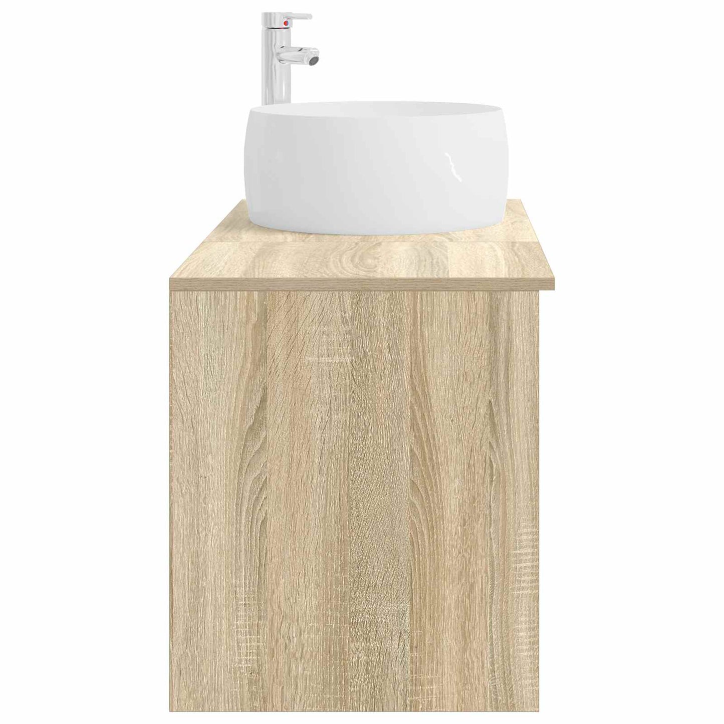 Badezimmermöbel-Set 2 pcs Sonoma-Eiche Holzwerkstoff